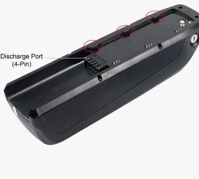 Hailong fietsbatterij 36V 17.5 Ah inclusief lader