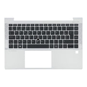 HP Laptop Toetsenbord Azerty BE + Top Cover - Zilver