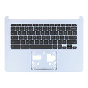 Acer Laptop Toetsenbord Qwerty US + Top Cover - Zilver