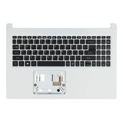 Acer Laptop Toetsenbord Qwerty US incl. Top Cover - Zilver