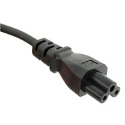 Voedingskabel Netsnoer Schuko-C5 'Mickey Mouse' Zwart 1,8m