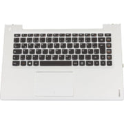 Lenovo Laptop DE Keyboard w/ Upper Cover - Silver