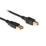 ACT USB 2.0 aansluitkabel USB A man - USB B man 3 m
