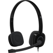 Logitech H151 Stereo Hoofdtelefoon - Zwart