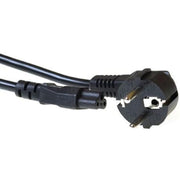 ACT 230V aansluitkabel - schuko male (haaks) - C5 1 m