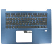 Acer Laptop Toetsenbord Qwerty US + Top Cover - Blauw
