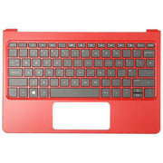 HP Laptop Toetsenbord Qwerty US + Top Cover - Rood