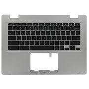Asus Laptop Toetsenbord Qwerty US + Topcover C423NA-1A