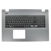 Laptop bovenkant behuizing incl. toetsenbord FR grijs