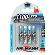 Ansmann NiMH Accu micro AAA Typ 1100 4er blister