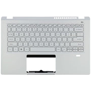 Acer Laptop Toetsenbord Qwerty US + Top Cover, BL - Zilver