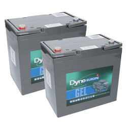 Dyno Gel Accu 12V 59Ah Vervangingsset (Excl. Kabels)
