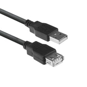 ACT USB 2.0  verlengkabel A male - A female 1,8 m, Zip Bag