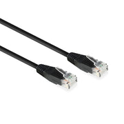 ACT Zwart 0,9 meter U/UTP CAT6 patchkabel met RJ45 Zip Bag