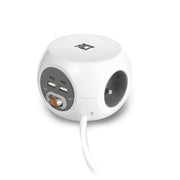 ACT Vierkante stekkerdoos (PDU) met 3 sockets type E 1,5m