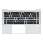 HP Laptop Toetsenbord Azerty BE + Top Cover - Zilver